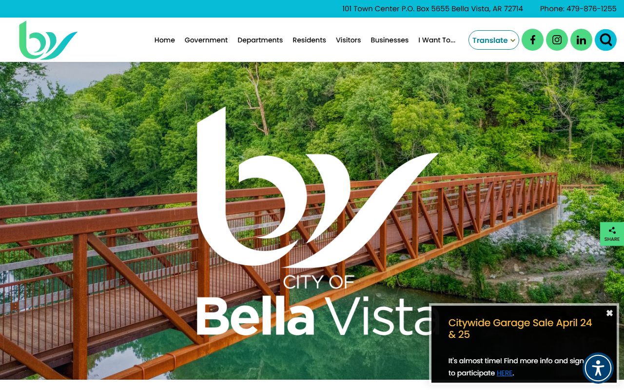 Bella Vista city resources for family court records in Benton County