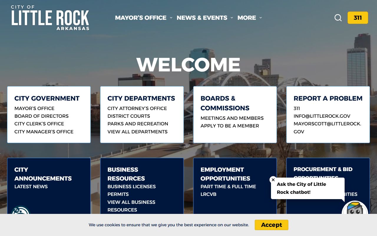 Little Rock city resources for residents seeking family court records
